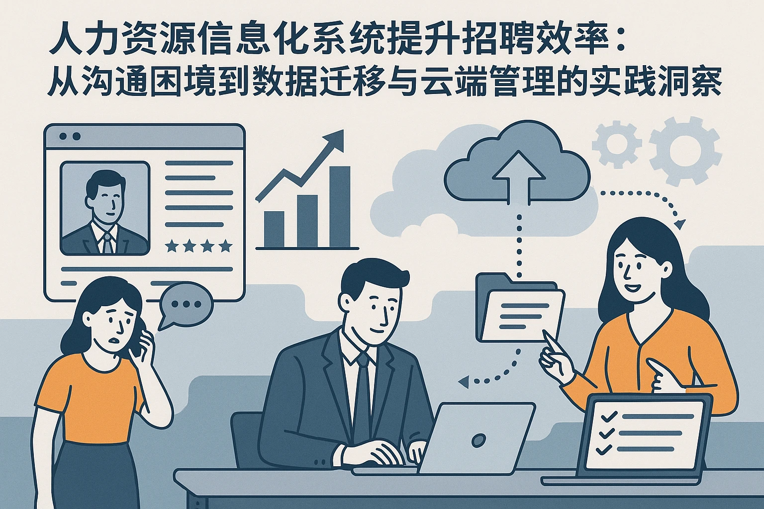 人力资源信息化系统提升招聘效率：从沟通困境到数据迁移与云端管理的实践洞察