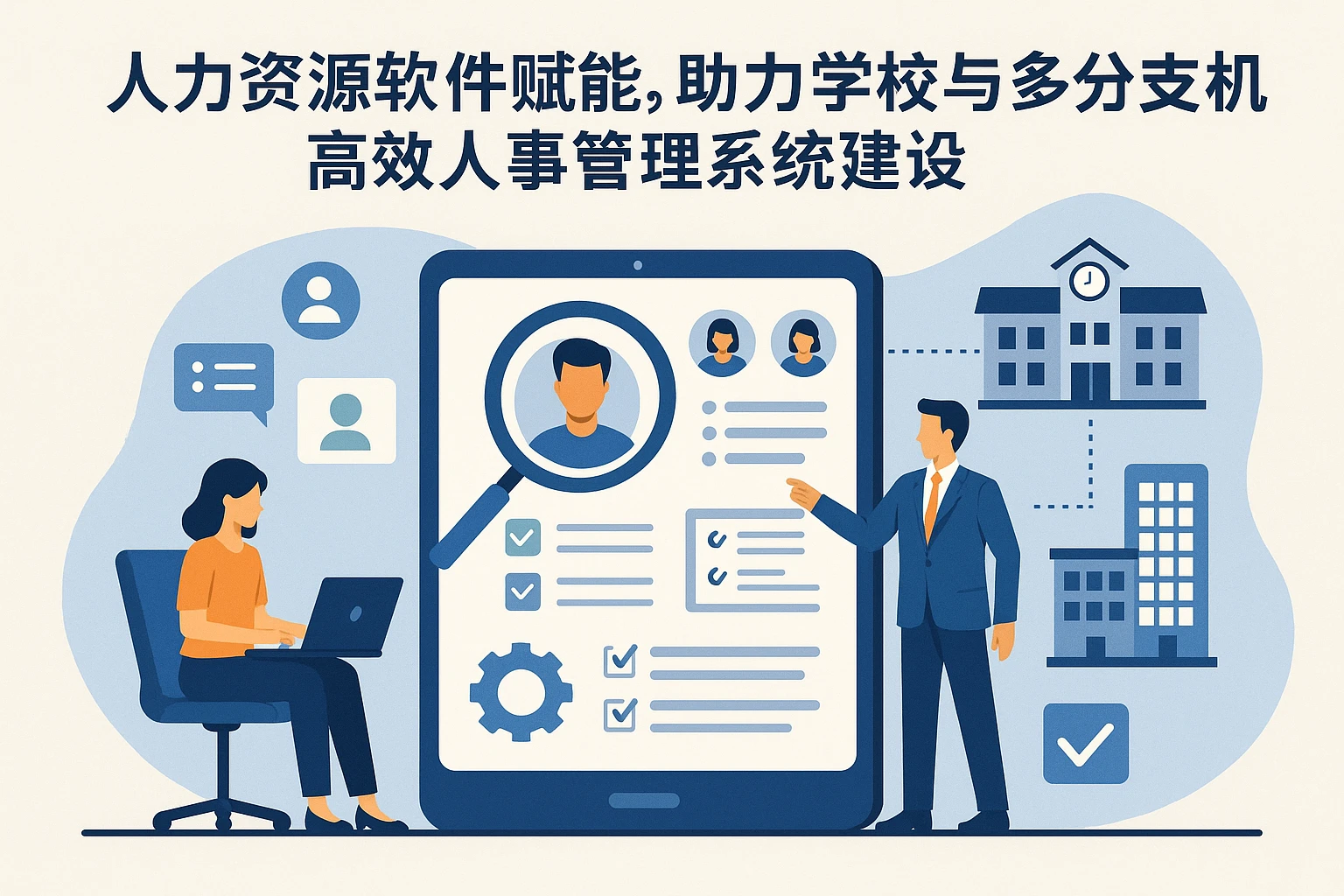 人力资源软件赋能，助力学校与多分支机构高效人事管理系统建设