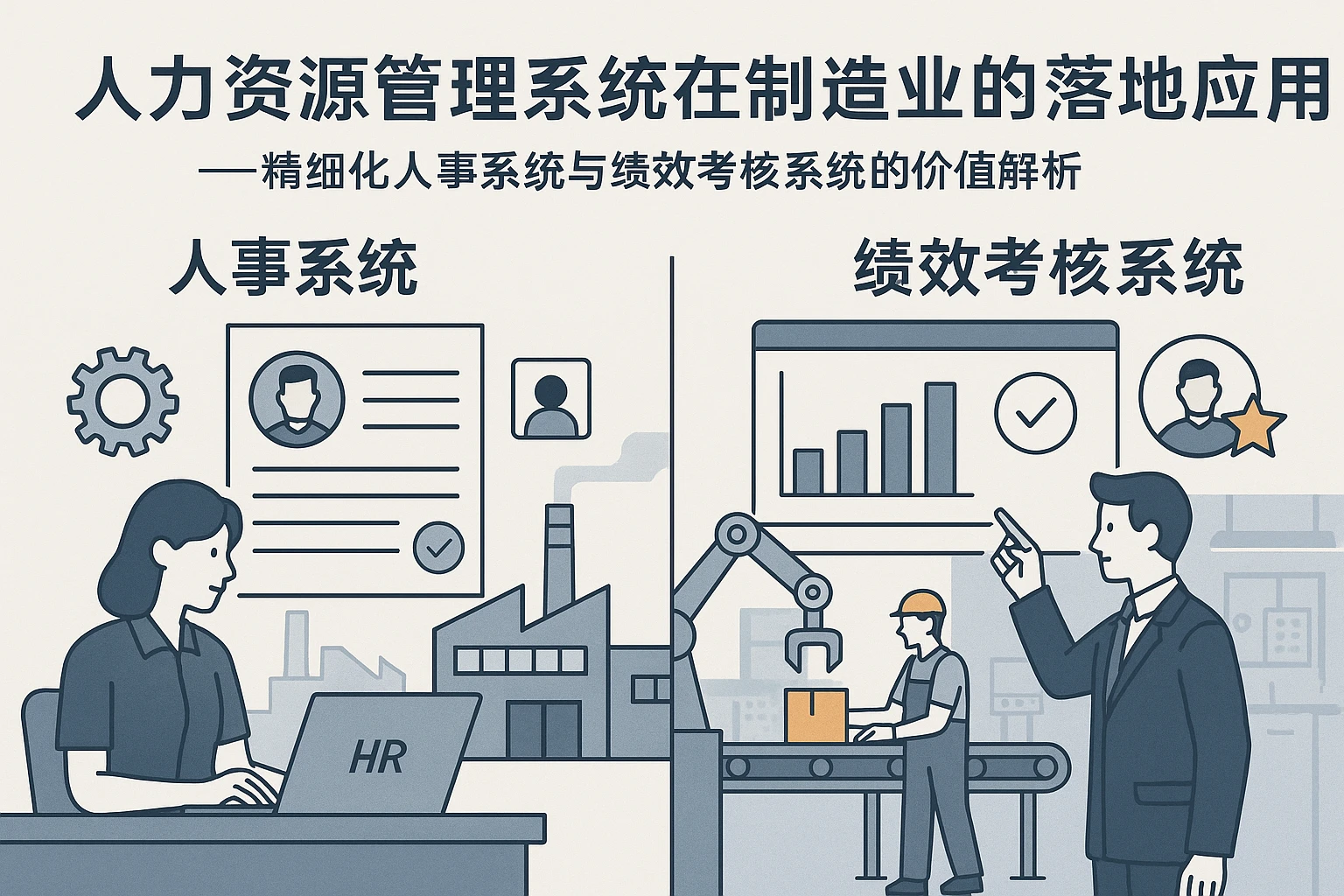 人力资源管理系统在制造业的落地应用——精细化人事系统与绩效考核系统的价值解析