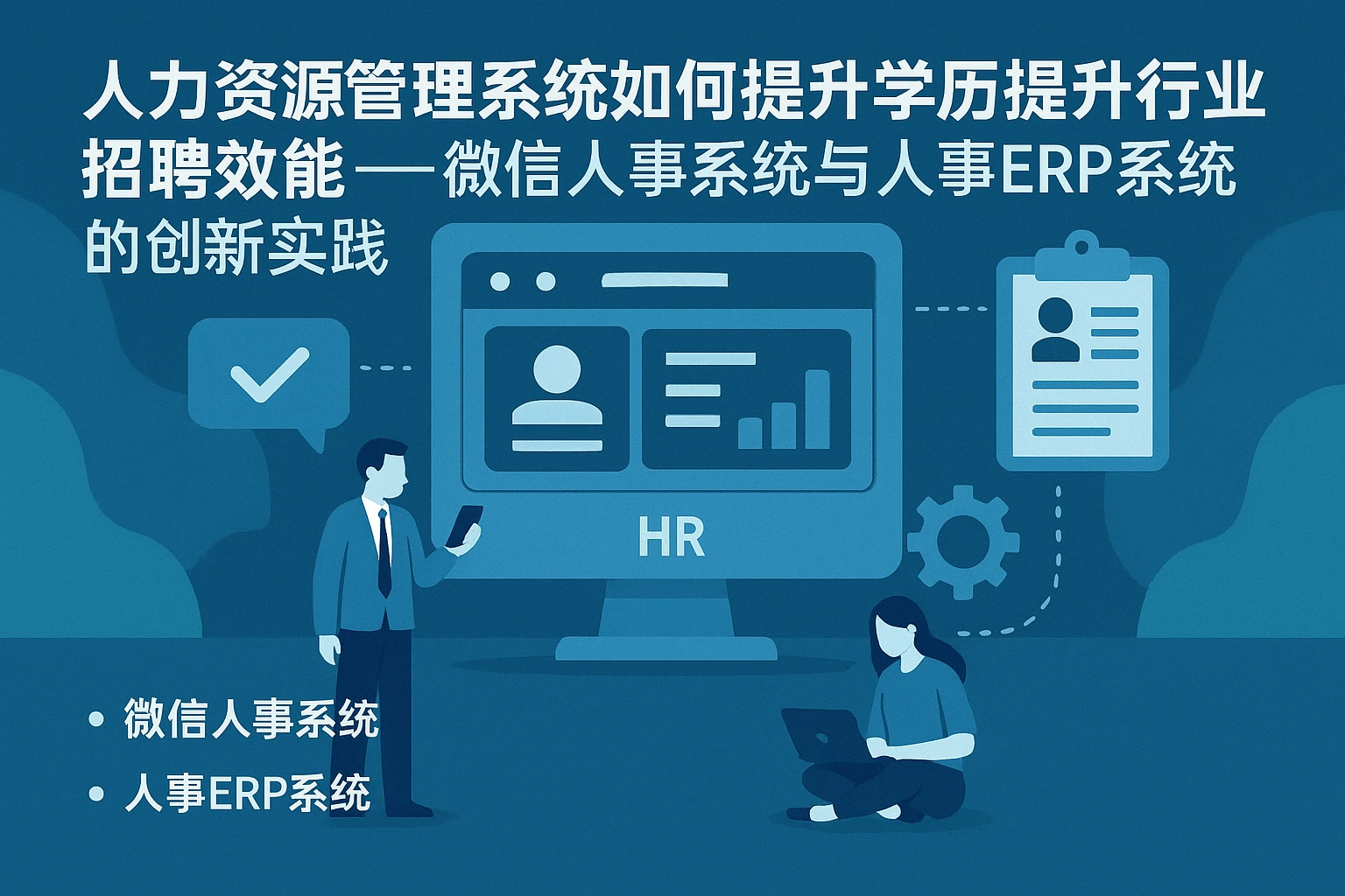 人力资源管理系统如何提升学历提升行业招聘效能——微信人事系统与人事ERP系统的创新实践