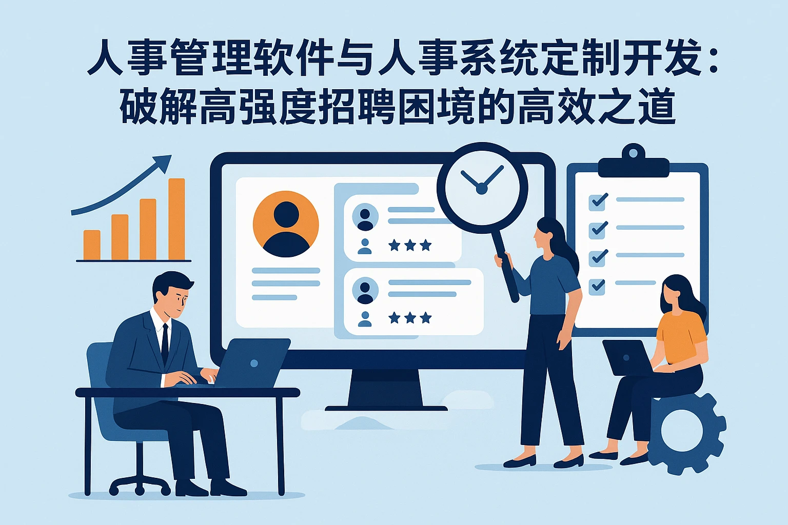 人事管理软件与人事系统定制开发：破解高强度招聘困境的高效之道