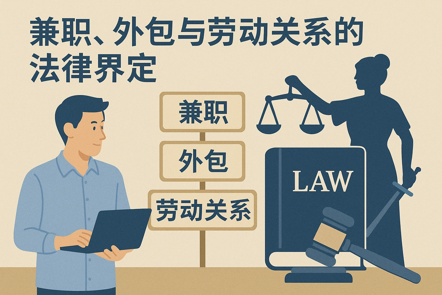 兼职、外包与劳动关系的法律界定