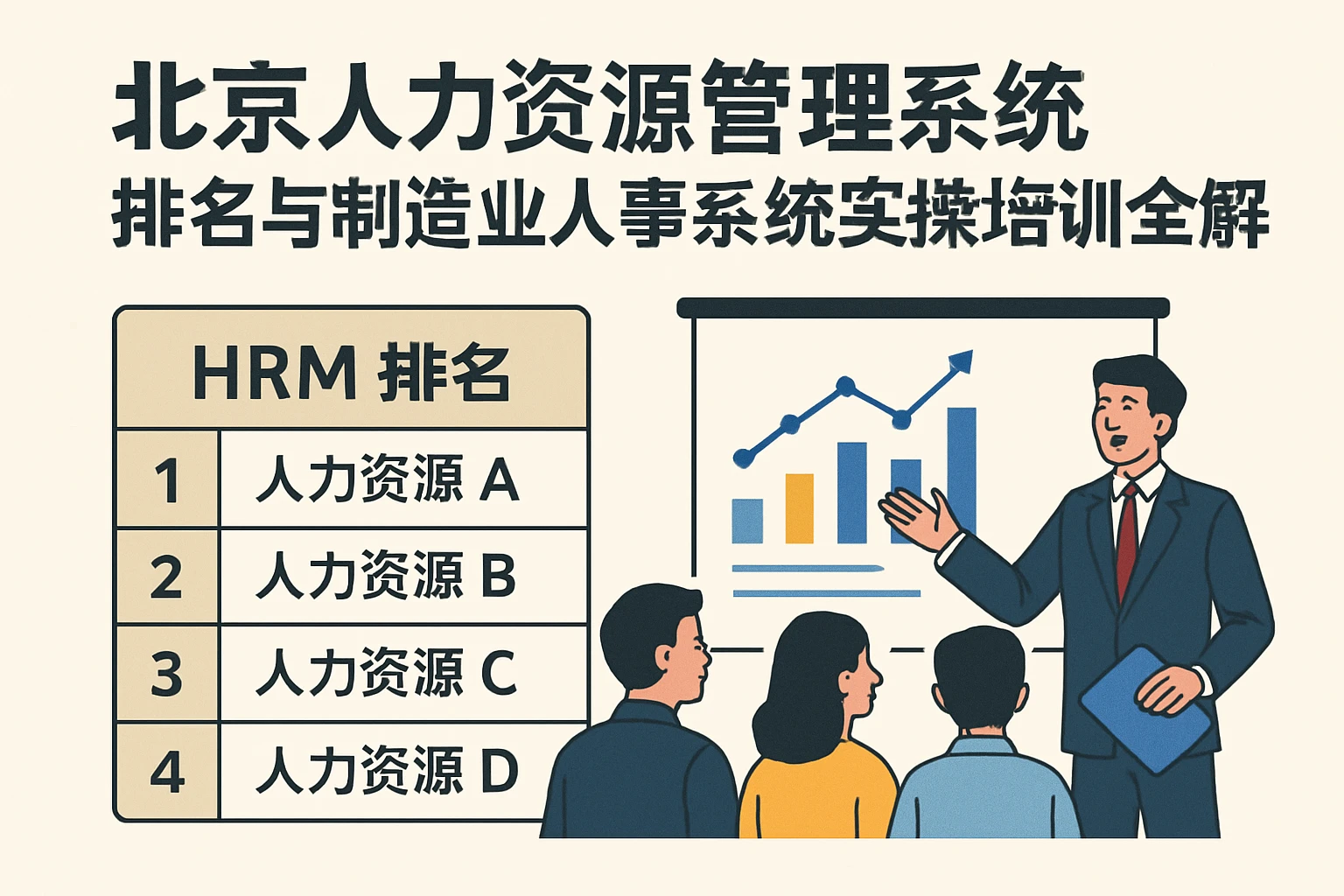 北京人力资源管理系统排名与制造业人事系统实操培训全解