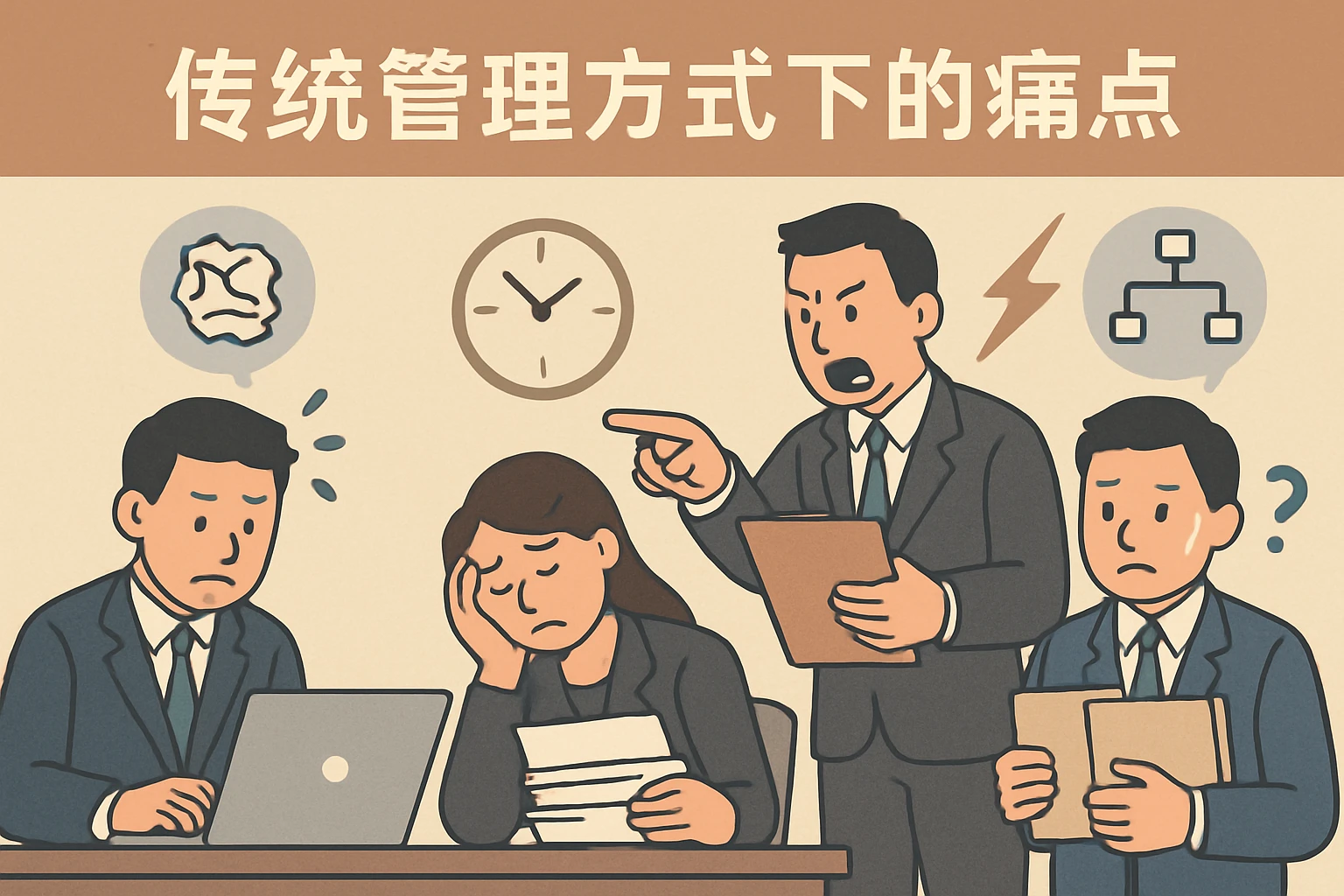 传统管理方式下的痛点