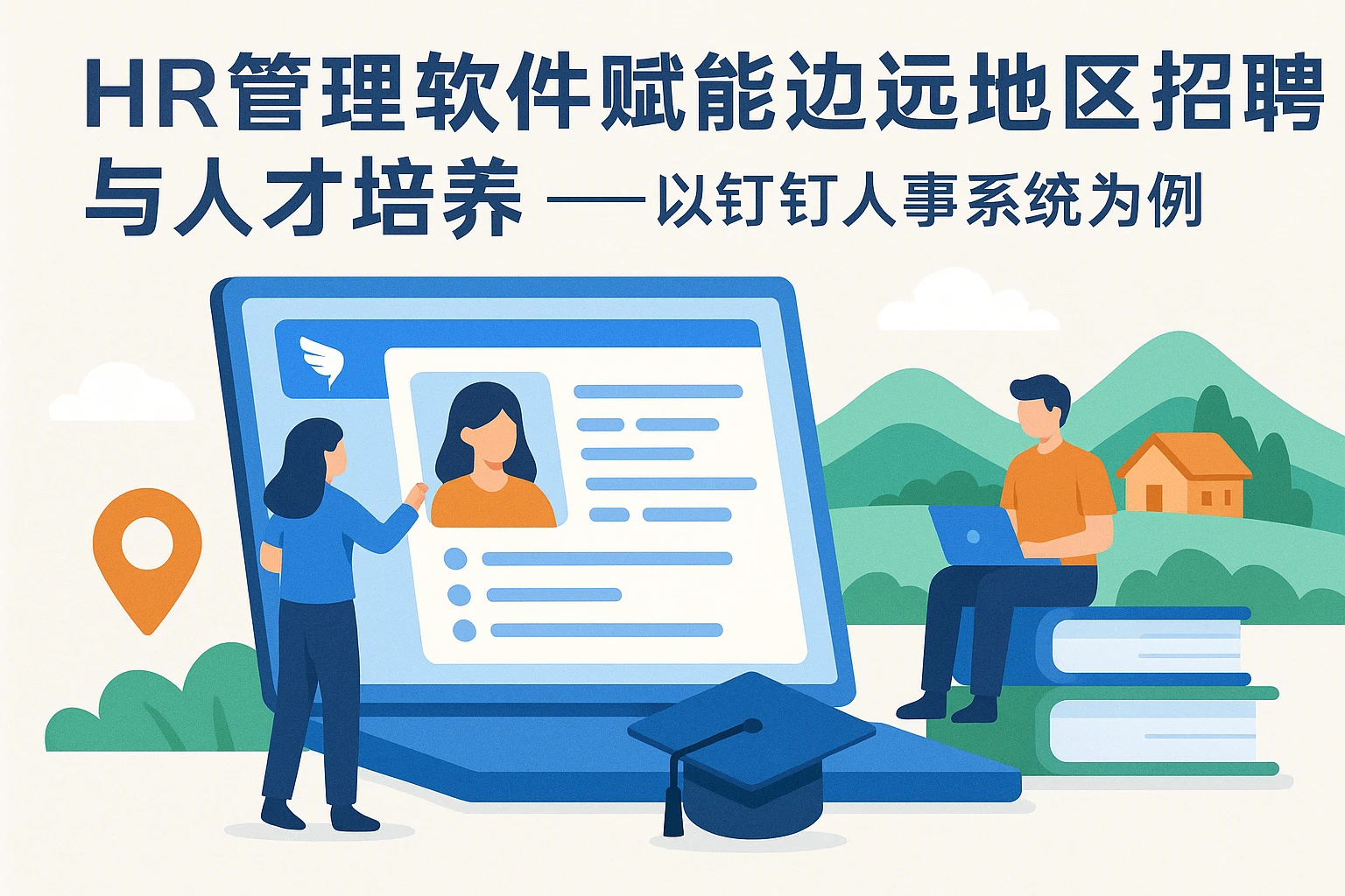 HR管理软件赋能边远地区招聘与人才培养——以钉钉人事系统为例