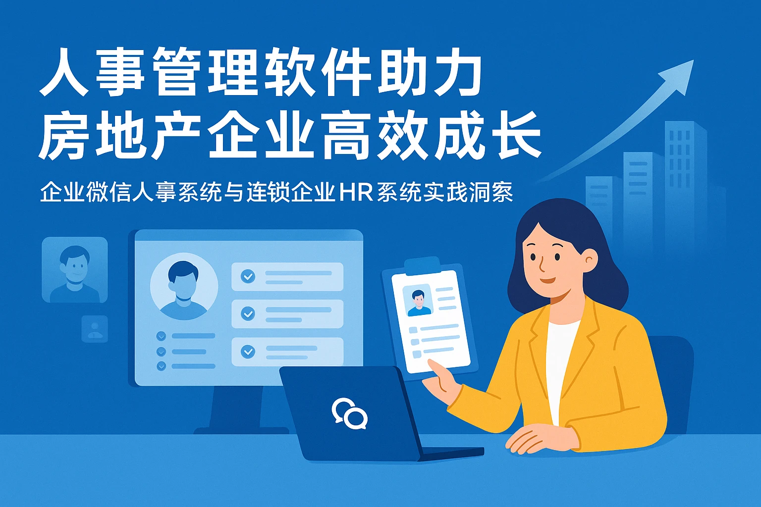 人事管理软件助力房地产企业高效成长 —— 企业微信人事系统与连锁企业HR系统实践洞察