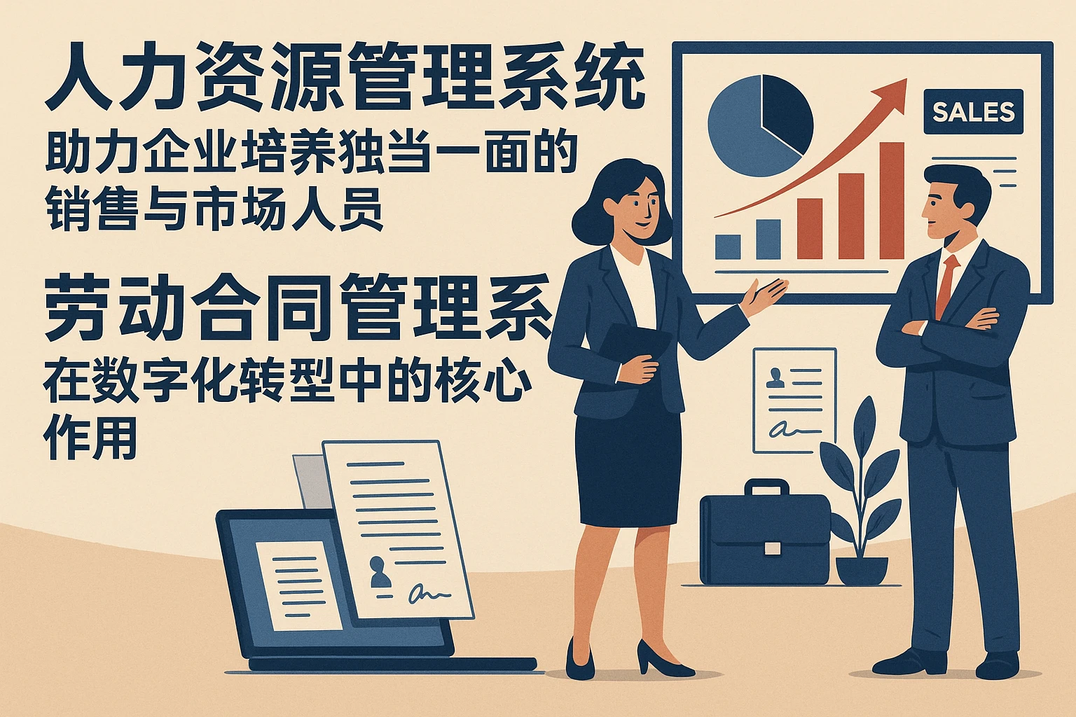 人力资源管理系统助力企业培养独当一面的销售与市场人员——劳动合同管理系统在数字化转型中的核心作用