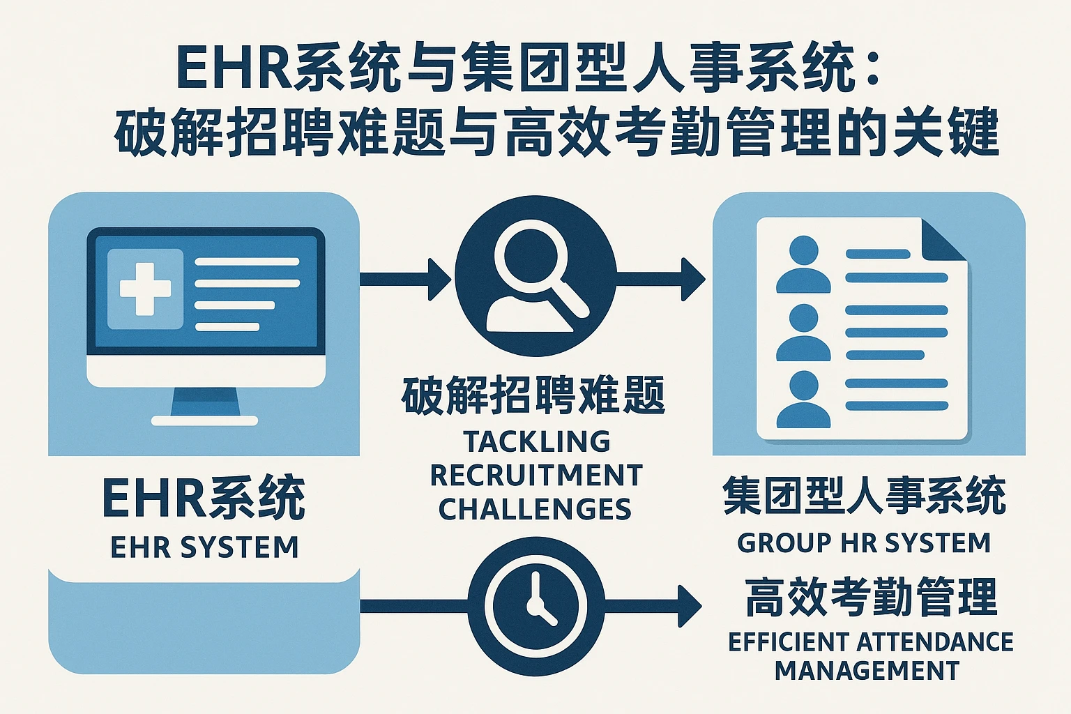 EHR系统与集团型人事系统：破解招聘难题与高效考勤管理的关键