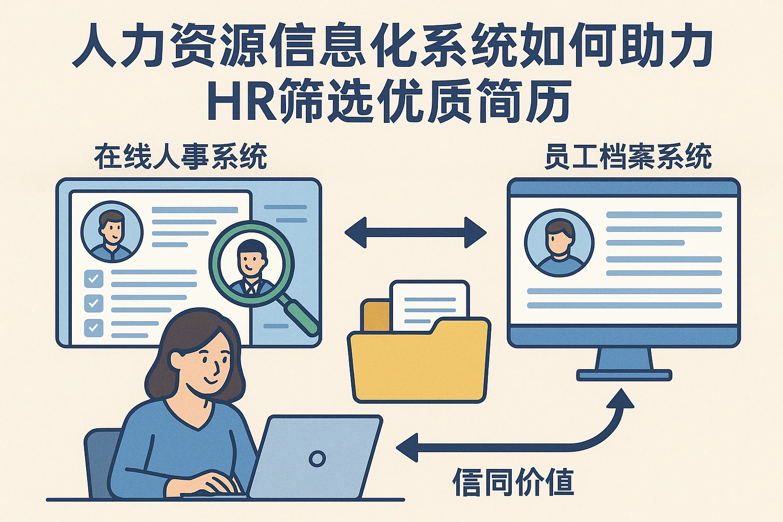 人力资源信息化系统如何助力HR筛选优质简历——在线人事系统与员工档案系统的协同价值