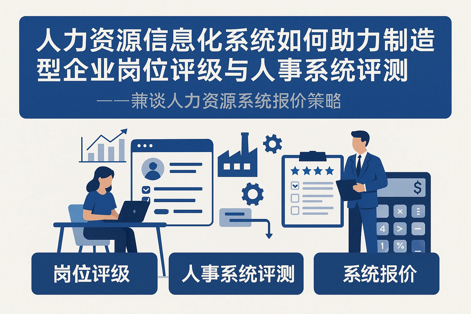 人力资源信息化系统如何助力制造型企业岗位评级与人事系统评测——兼谈人力资源系统报价策略