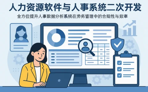 人力资源软件与人事系统二次开发：全方位提升人事数据分析系统在劳务管理中的合规性与效率