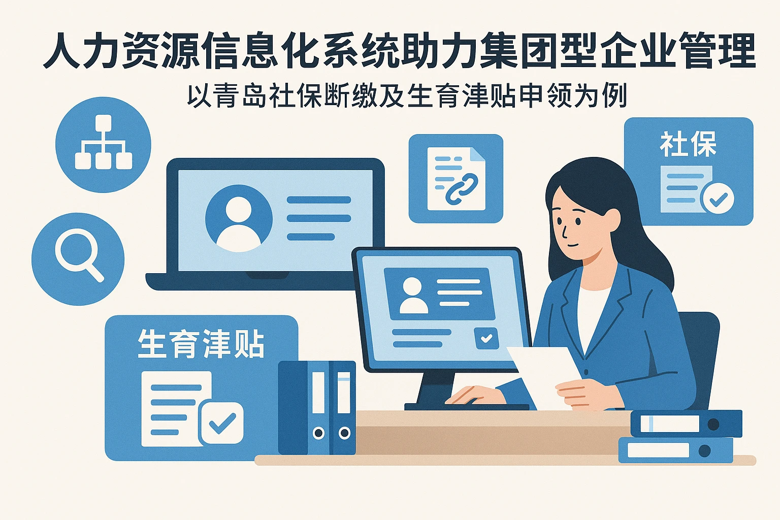 人力资源信息化系统助力集团型企业高效管理——以青岛社保断缴及生育津贴申领为例