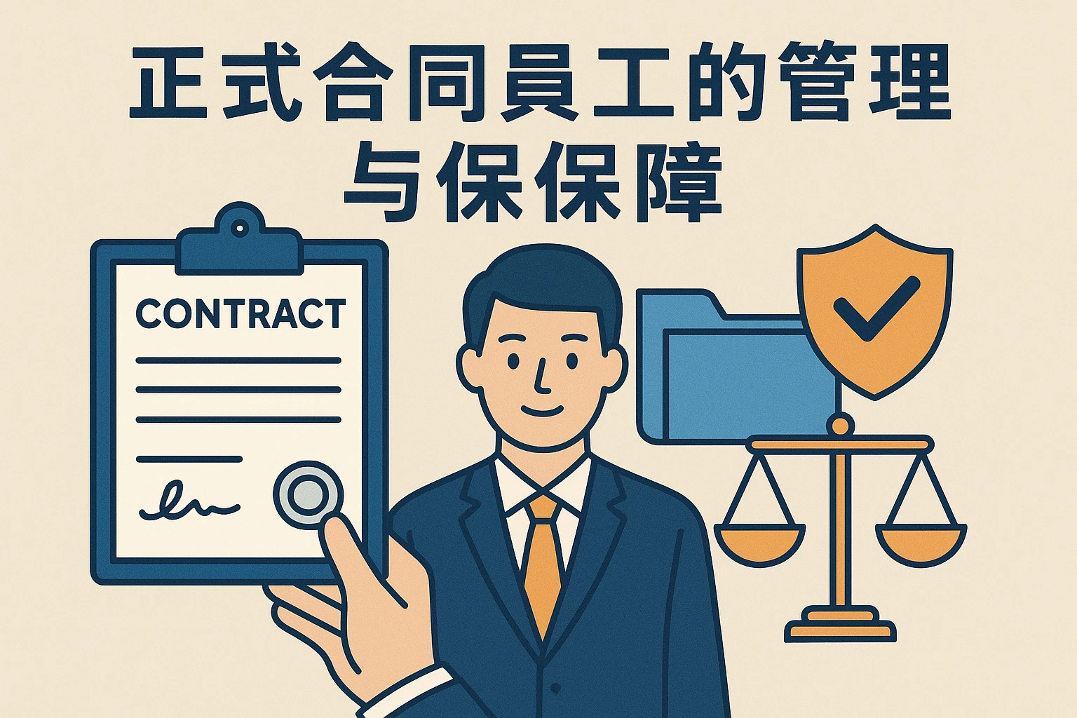 正式合同员工的管理与保障