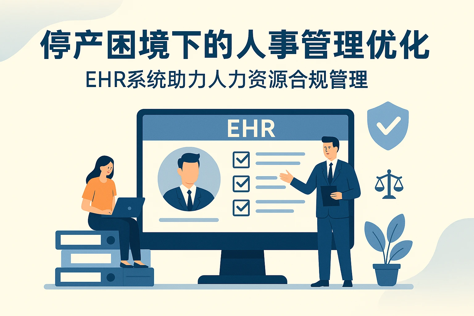 停产困境下的人事管理优化——EHR系统助力人力资源合规管理