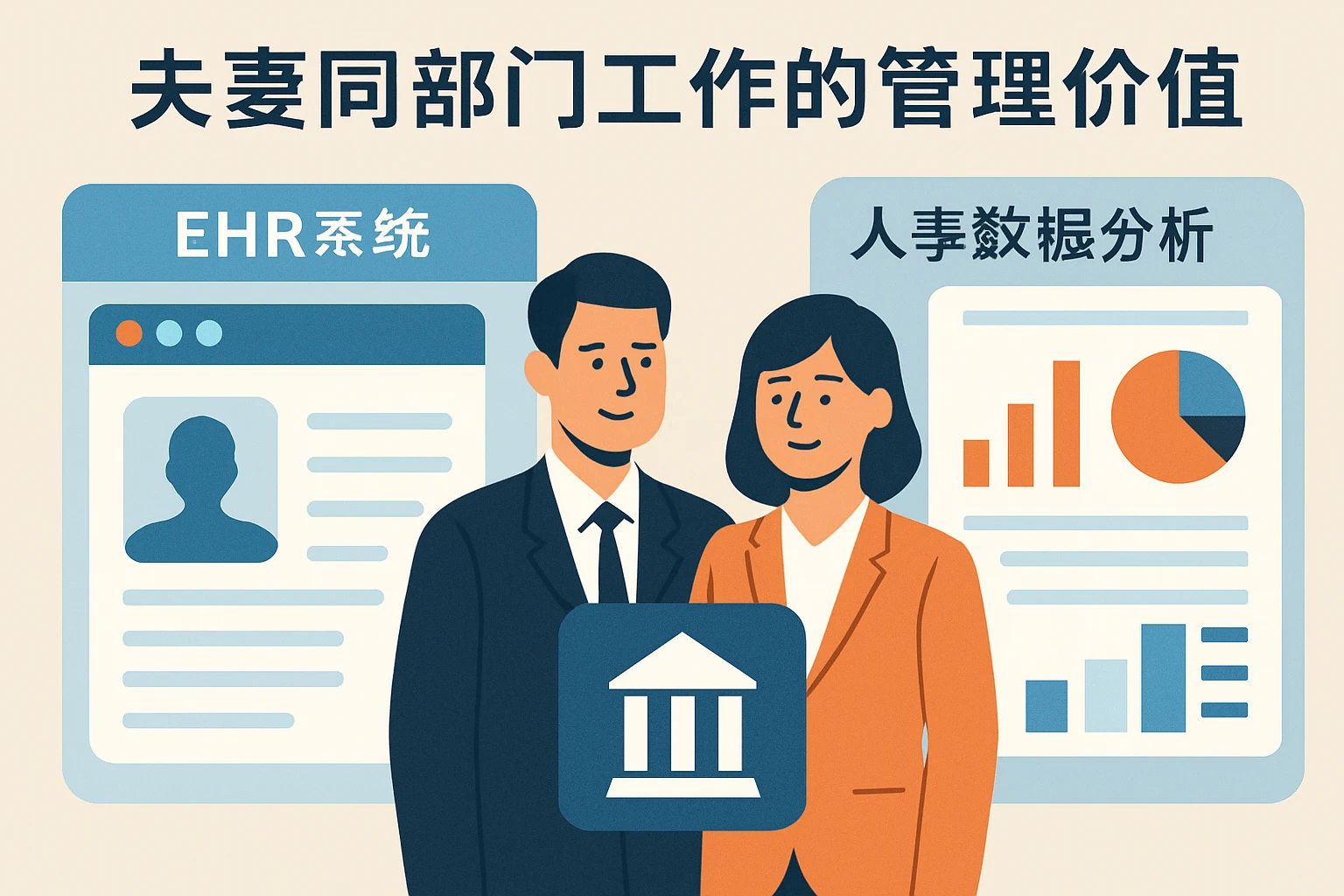 EHR系统与人事数据分析系统在评测夫妻同部门工作的管理价值
