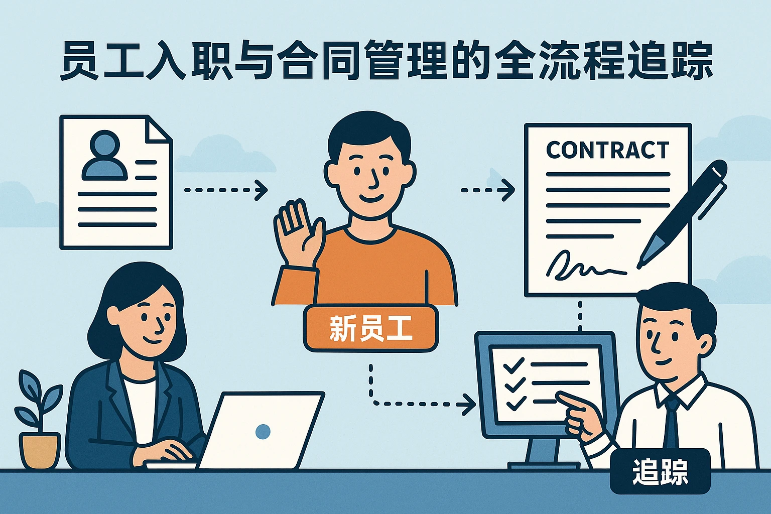 员工入职与合同管理的全流程追踪