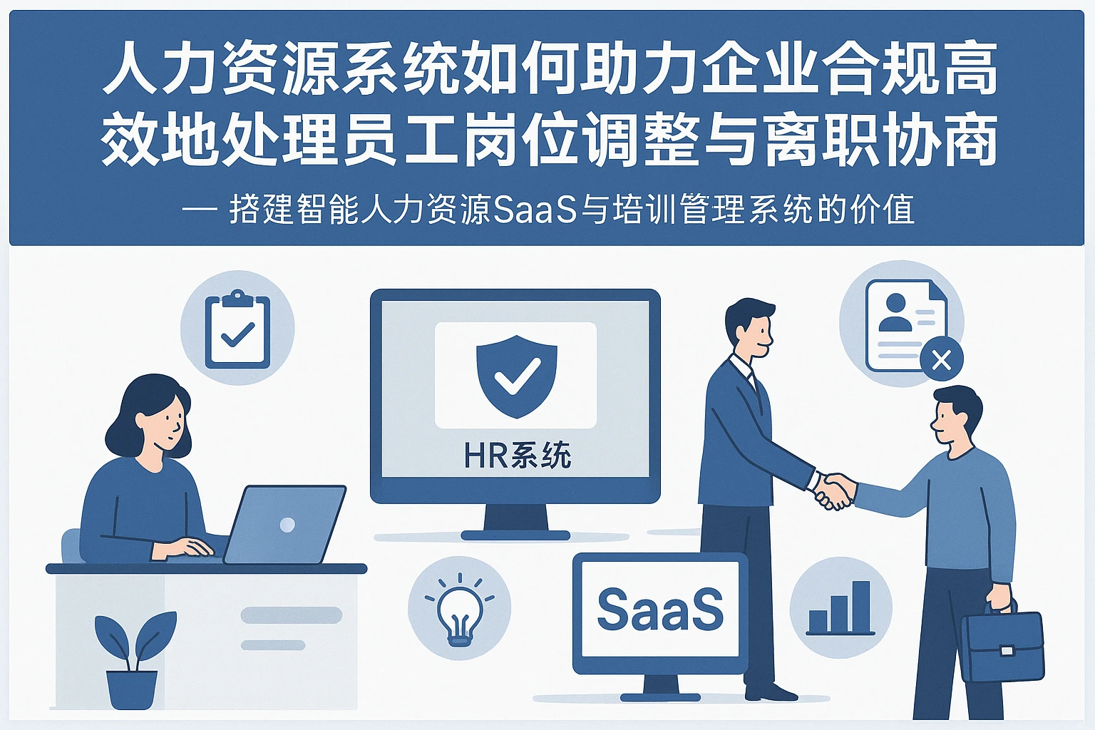 人力资源系统如何助力企业合规高效地处理员工岗位调整与离职协商 —— 搭建智能人力资源SaaS与培训管理系统的价值