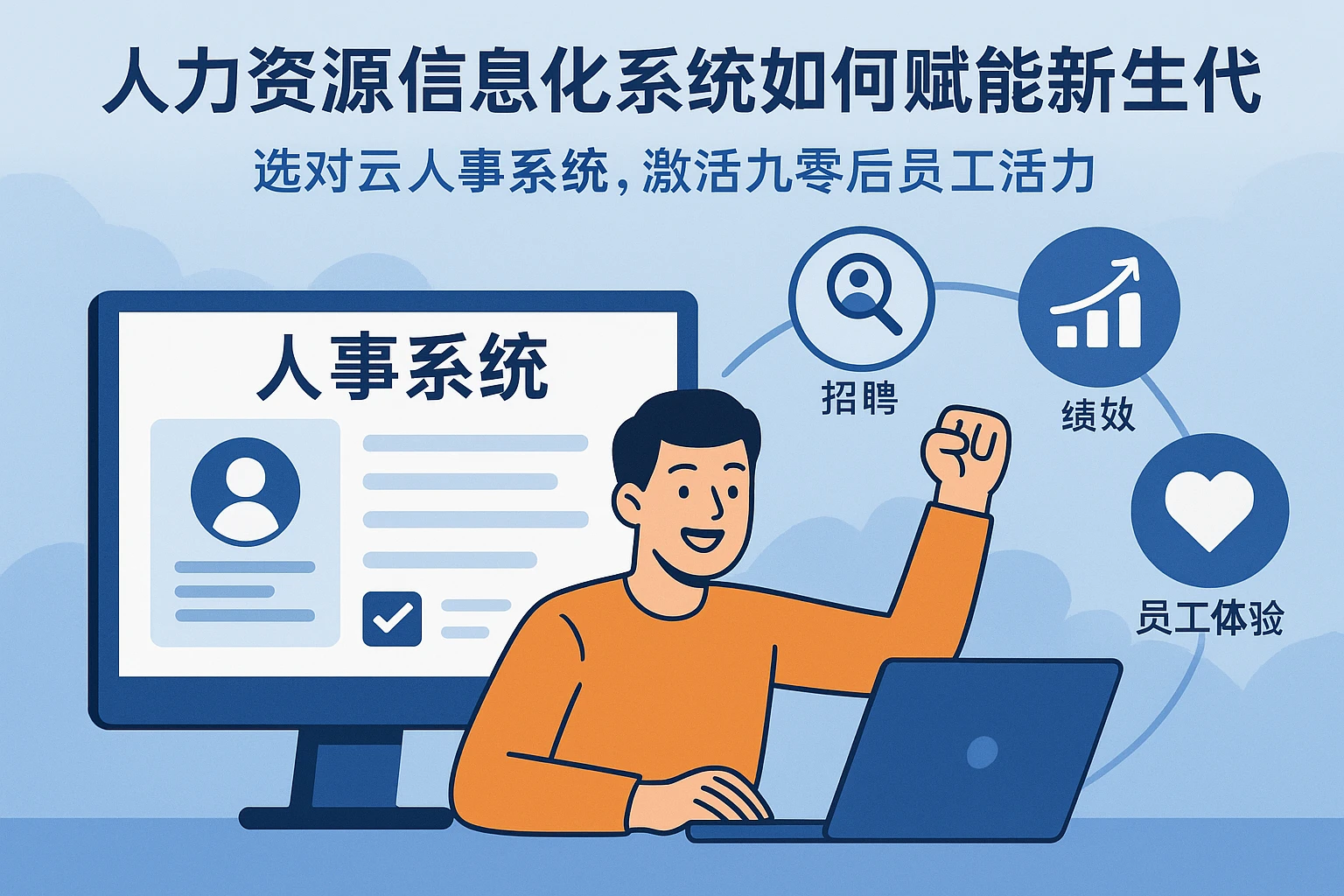 人力资源信息化系统如何赋能新生代团队：选对云人事系统，激活九零后员工活力