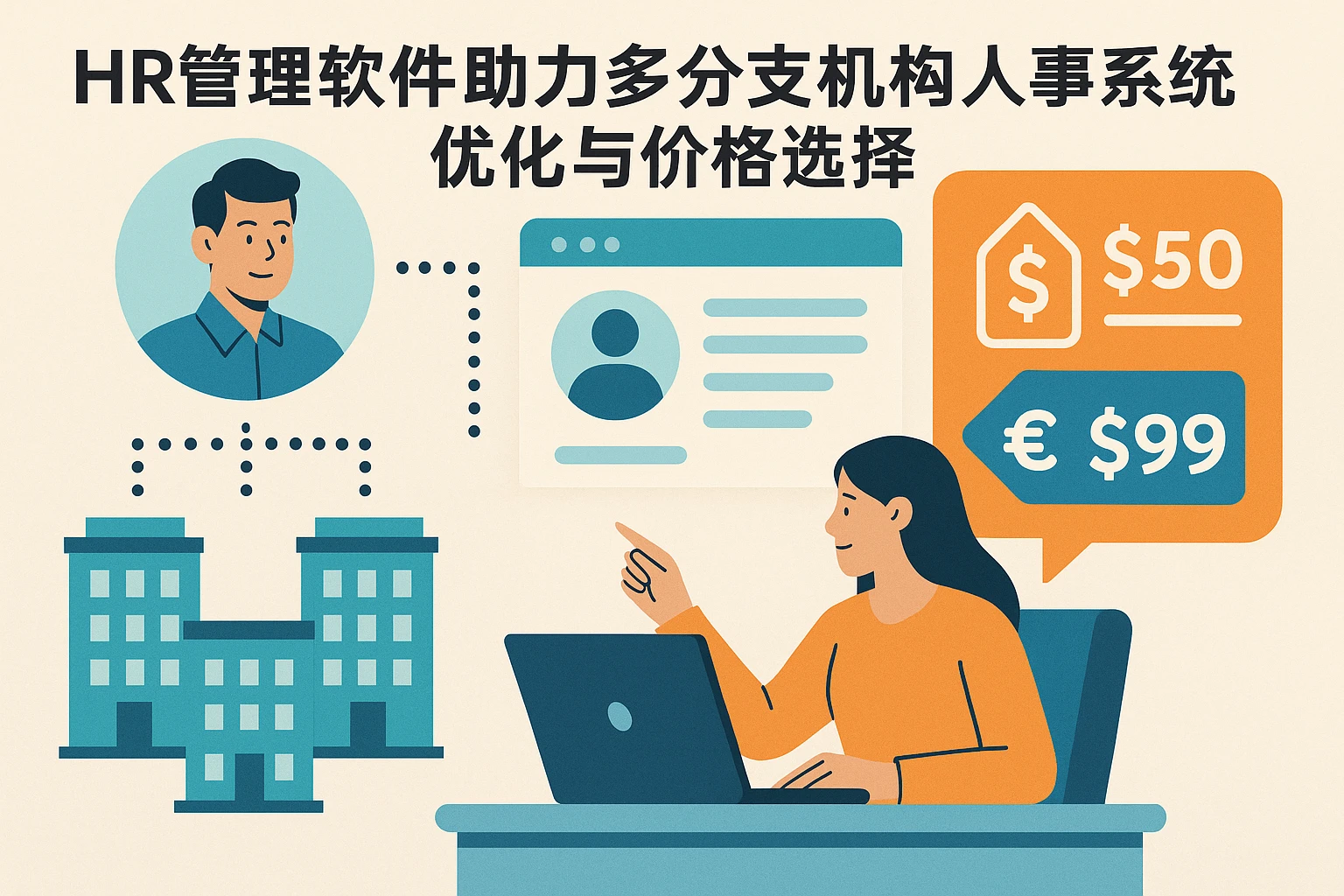 HR管理软件助力多分支机构人事系统优化与价格选择