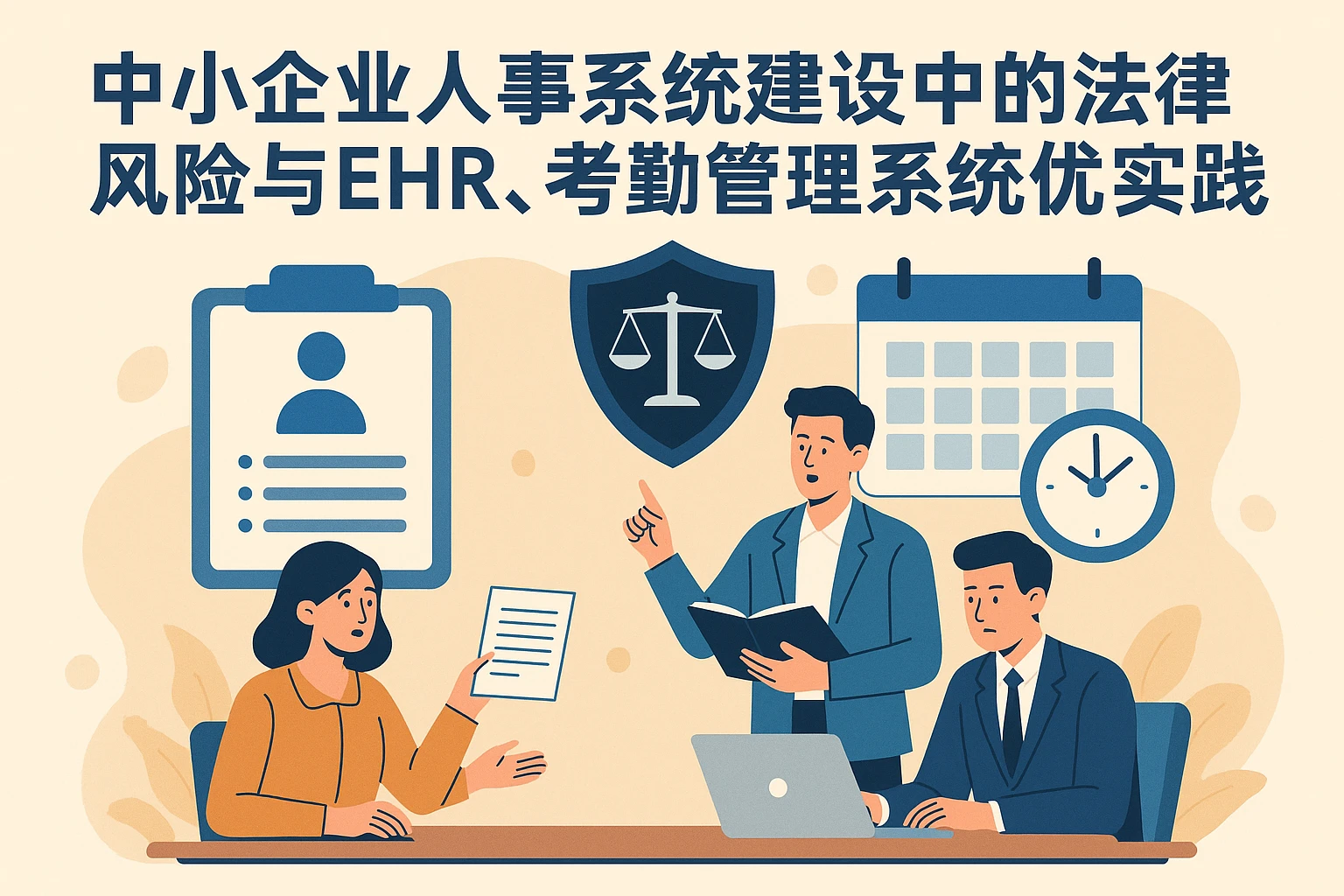 中小企业人事系统建设中的法律风险与EHR、考勤管理系统优化实践
