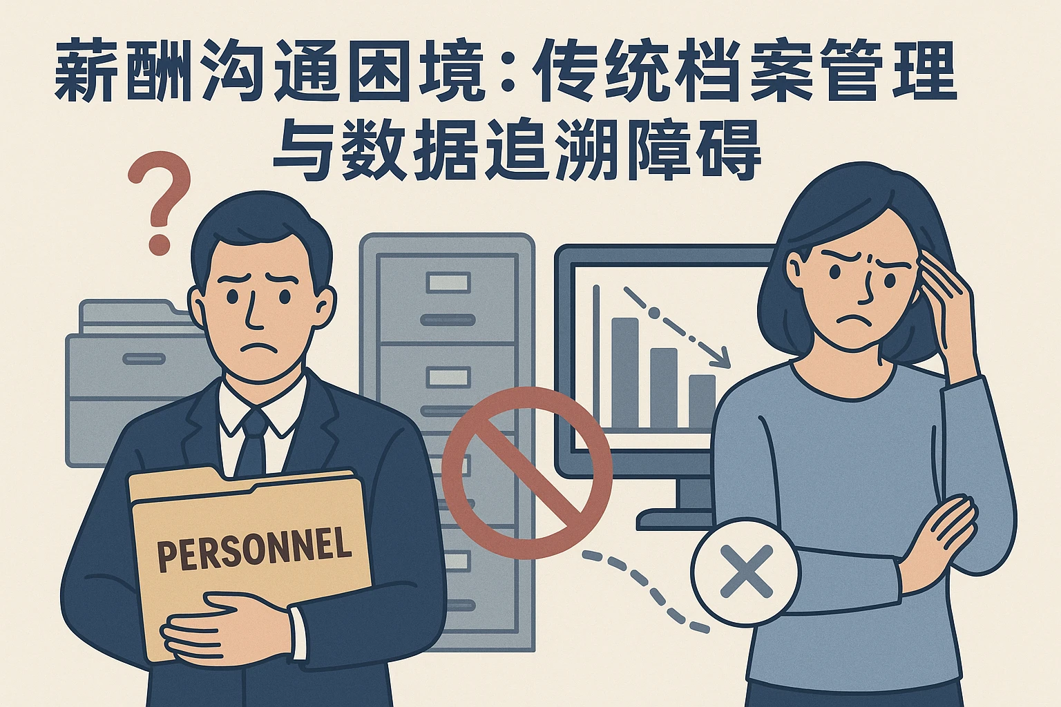 薪酬沟通困境：传统档案管理与数据追溯障碍