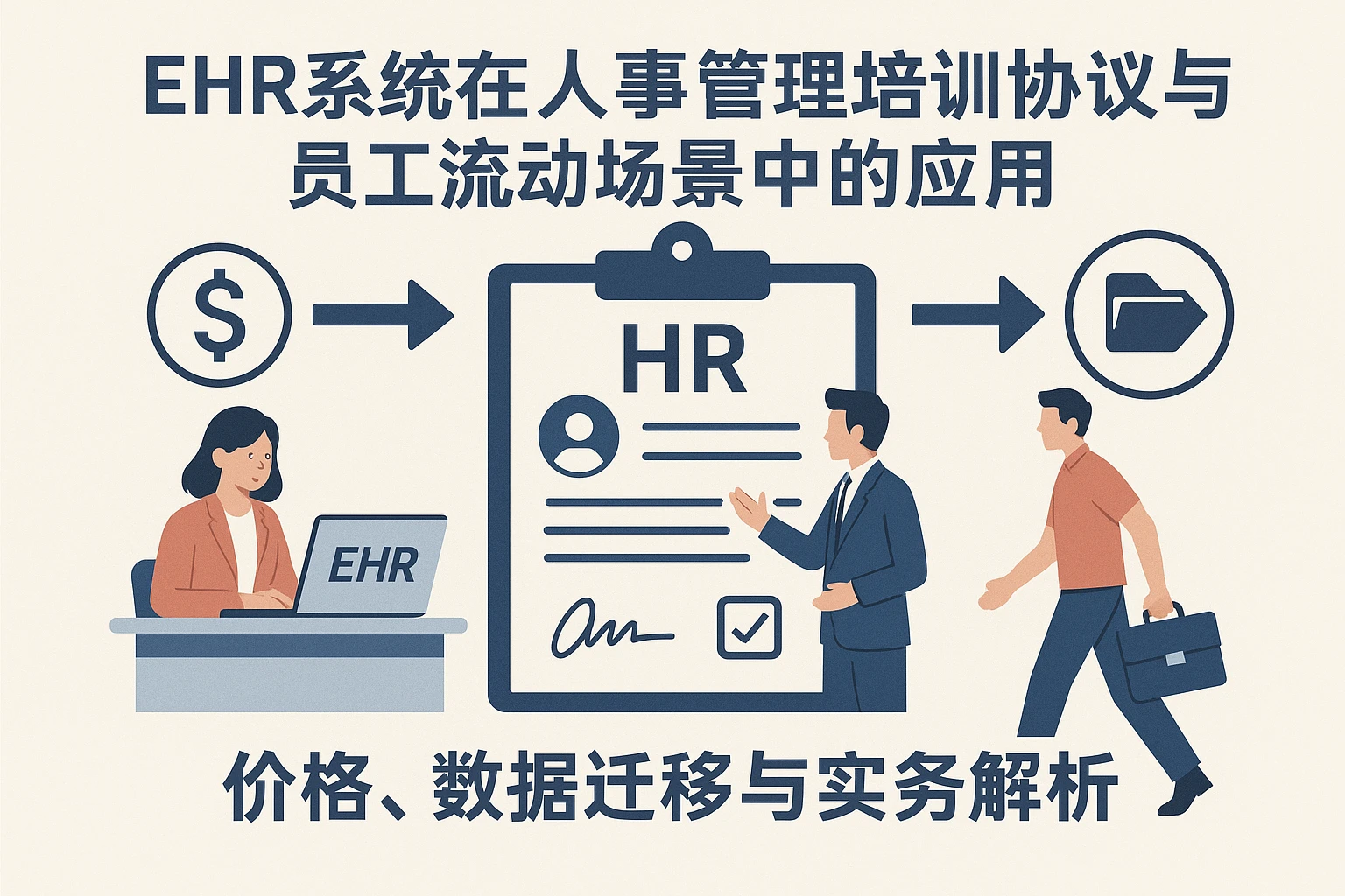 EHR系统在人事管理培训协议与员工流动场景中的应用：价格、数据迁移与实务解析