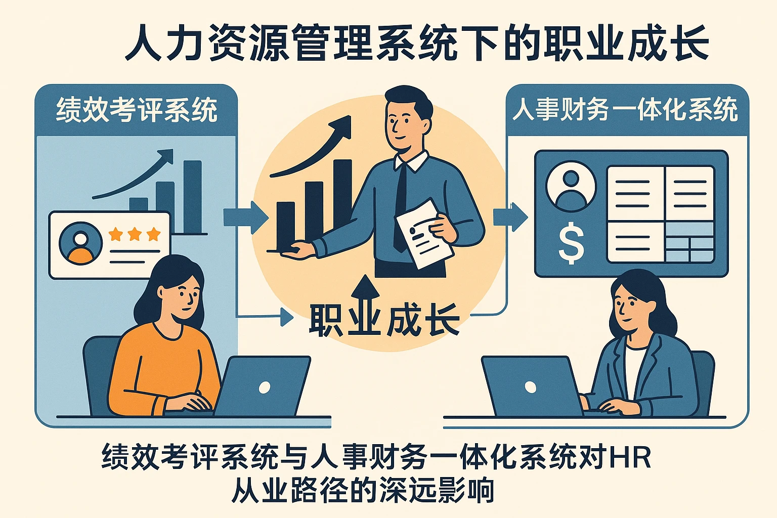人力资源管理系统下的职业成长：绩效考评系统与人事财务一体化系统对HR从业路径的深远影响