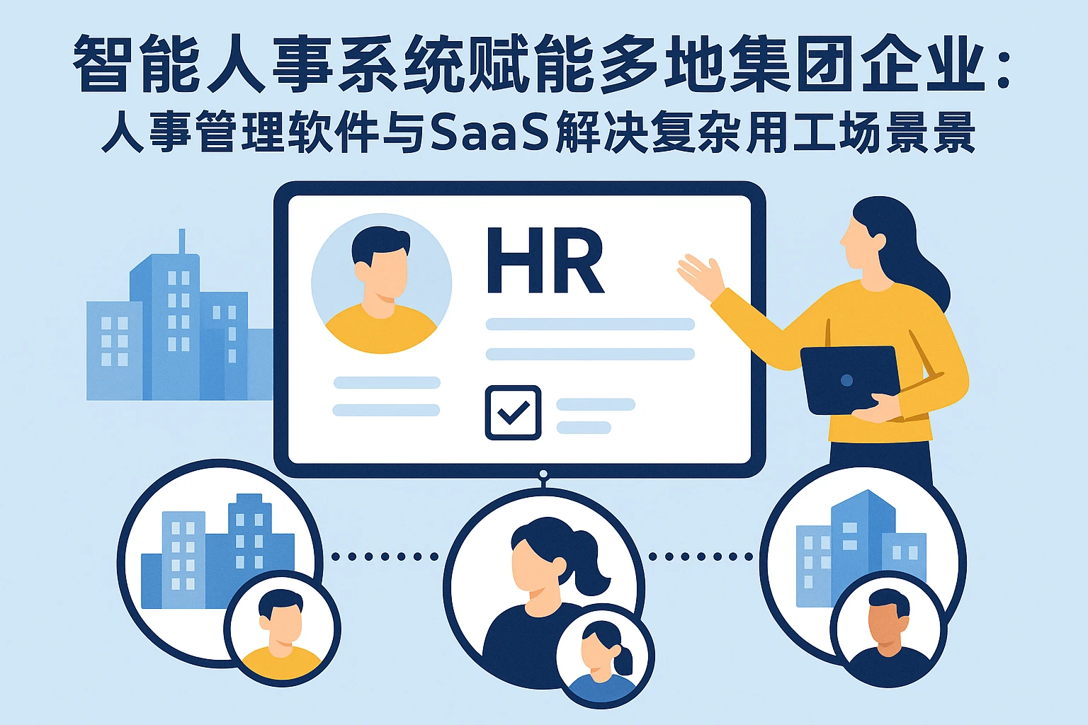智能人事系统赋能多地集团企业：人事管理软件与SaaS解决复杂用工场景