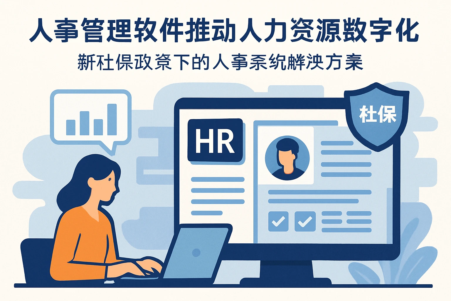 人事管理软件推动人力资源数字化转型：新社保政策下的人事系统解决方案