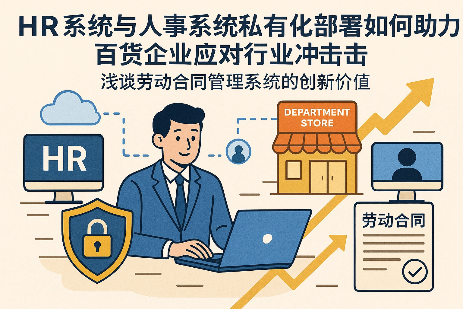 HR系统与人事系统私有化部署如何助力百货企业应对行业冲击——浅谈劳动合同管理系统的创新价值