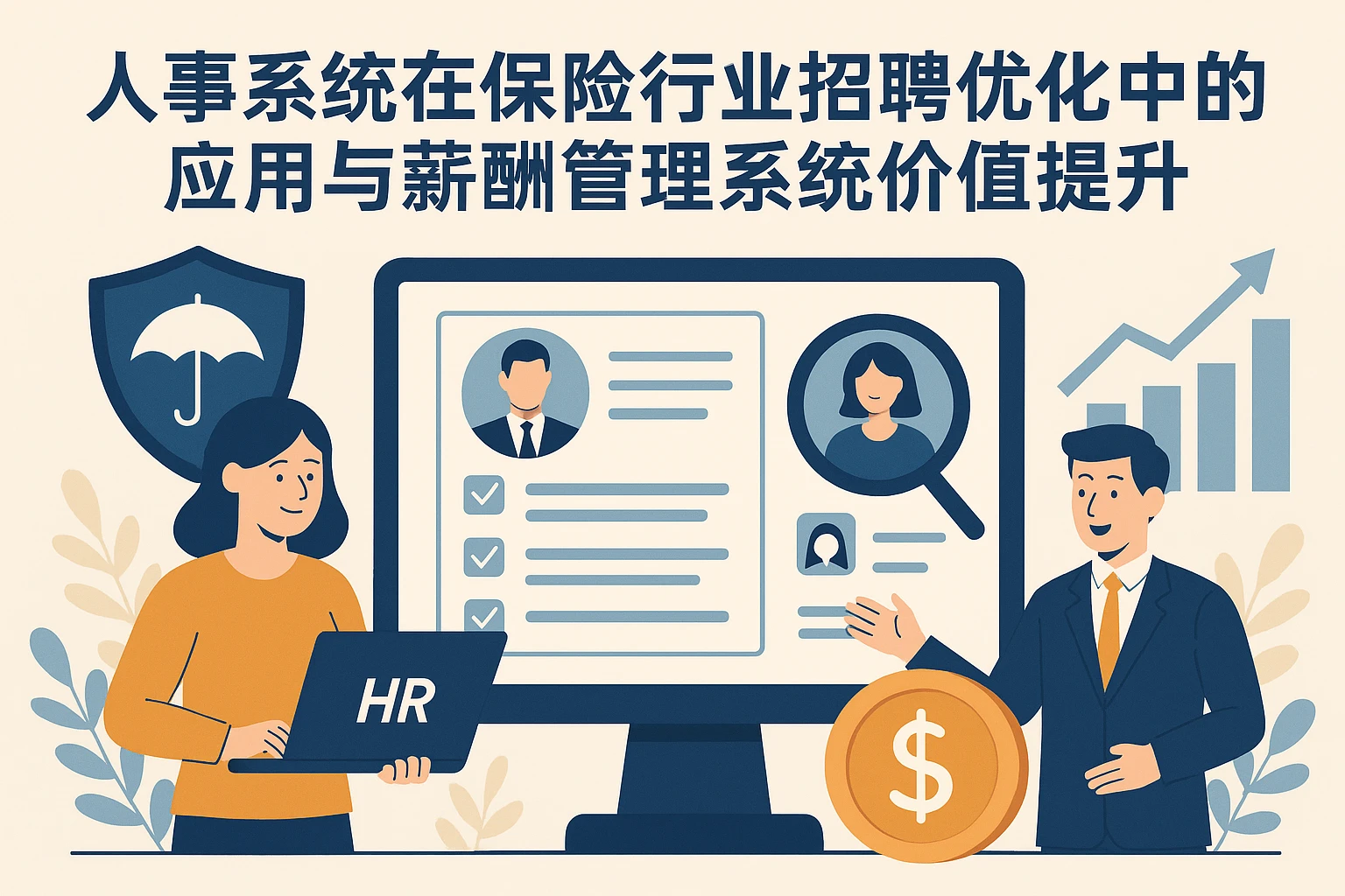 人事系统在保险行业招聘优化中的应用与薪酬管理系统价值提升