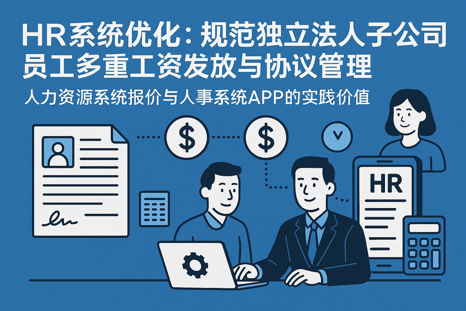 HR系统优化：规范独立法人子公司员工多重工资发放与协议管理——人力资源系统报价与人事系统APP的实践价值