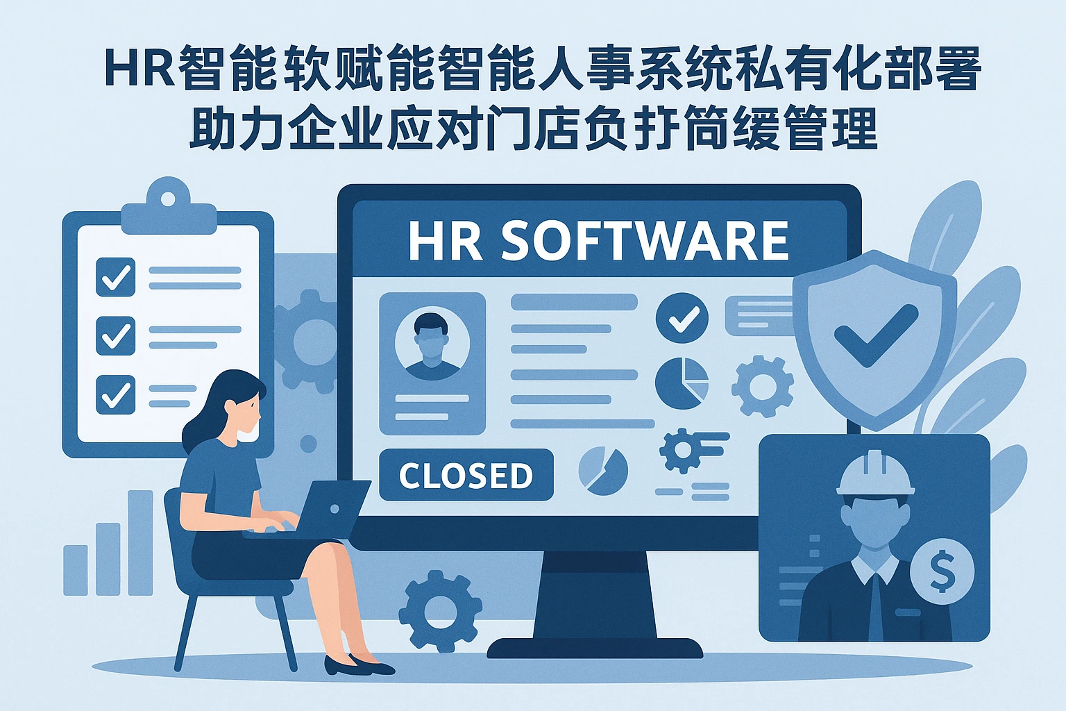 HR管理软件赋能智能人事系统私有化部署，助力企业应对门店关闭与劳动赔偿管理