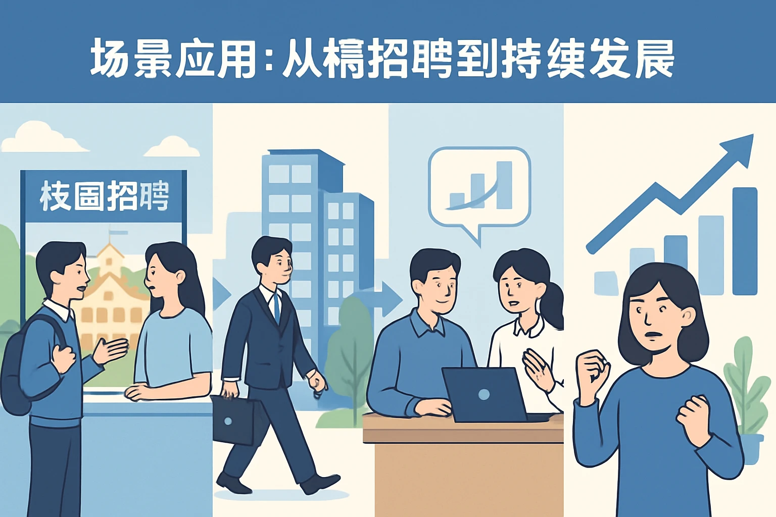 场景应用：从校园招聘到持续发展