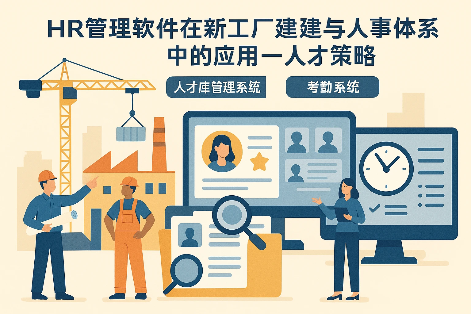 HR管理软件在新工厂基建与人事体系中的应用——人才库管理系统与考勤系统的落地策略