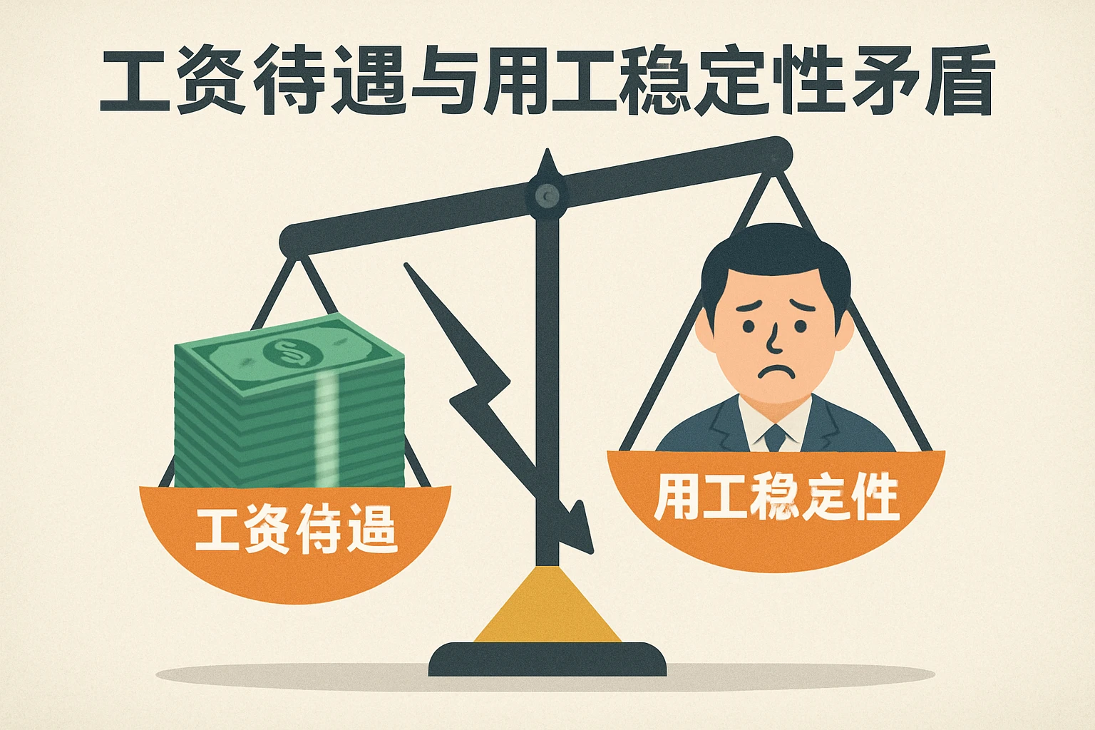 工资待遇与用工稳定性的矛盾