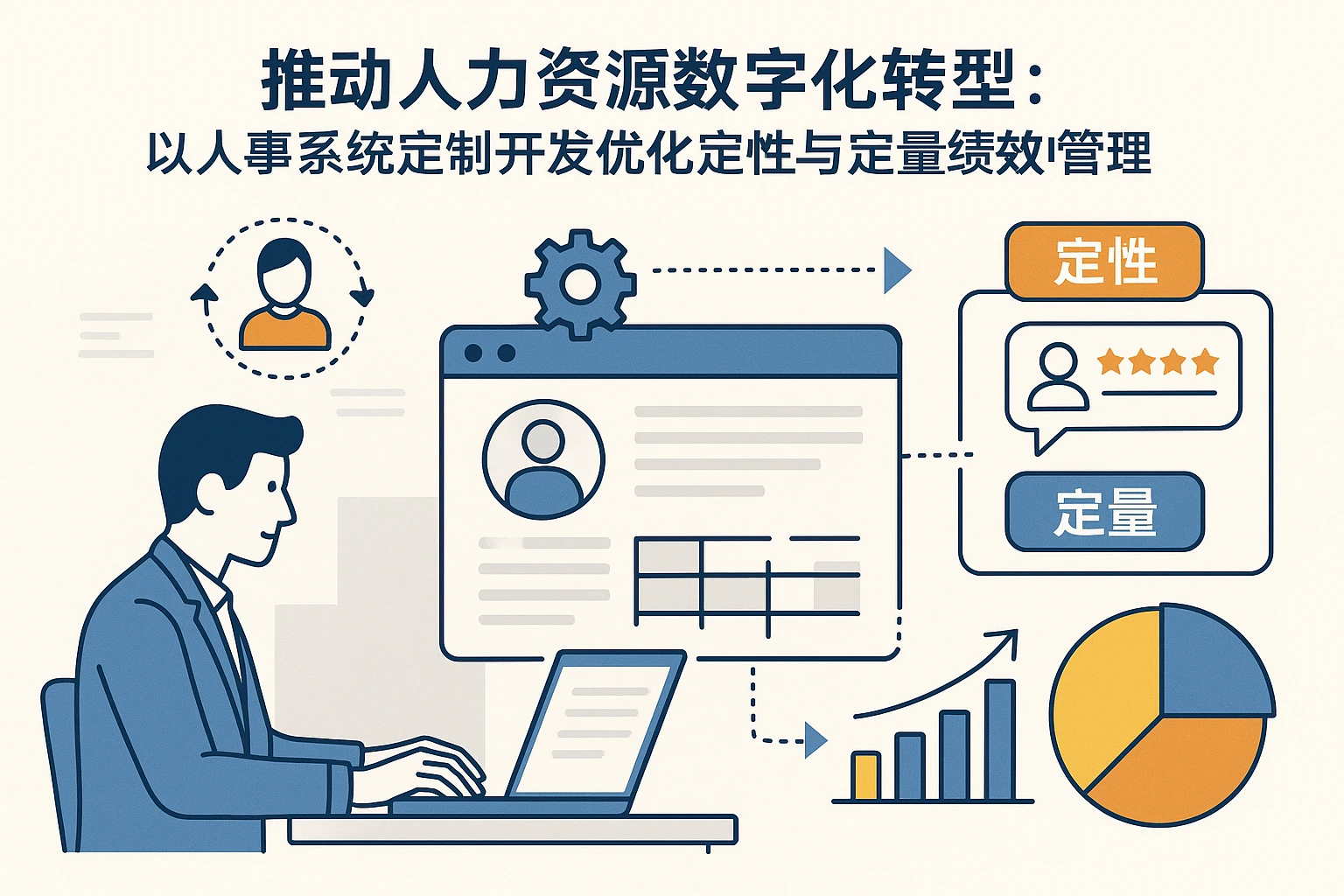推动人力资源数字化转型：以人事系统定制开发优化定性与定量绩效管理