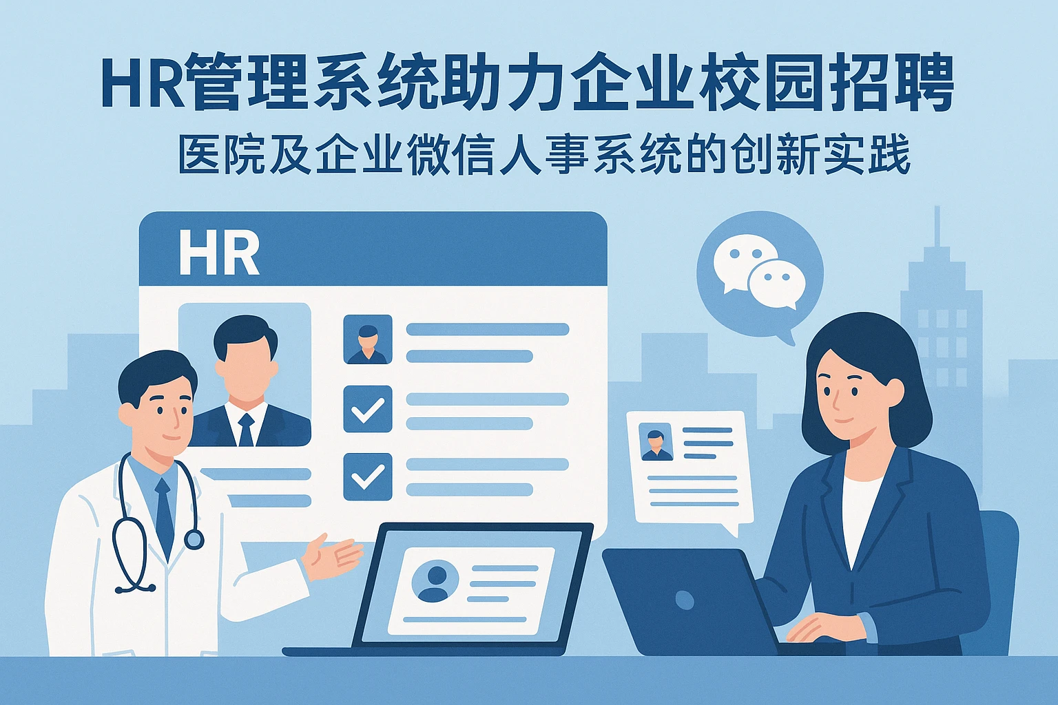 人力资源管理系统助力企业校园招聘——医院及企业微信人事系统的创新实践