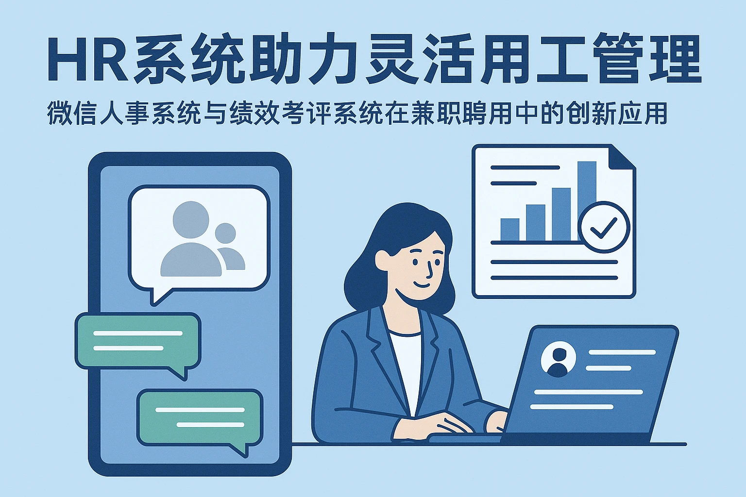 HR系统助力灵活用工管理——微信人事系统与绩效考评系统在兼职聘用中的创新应用