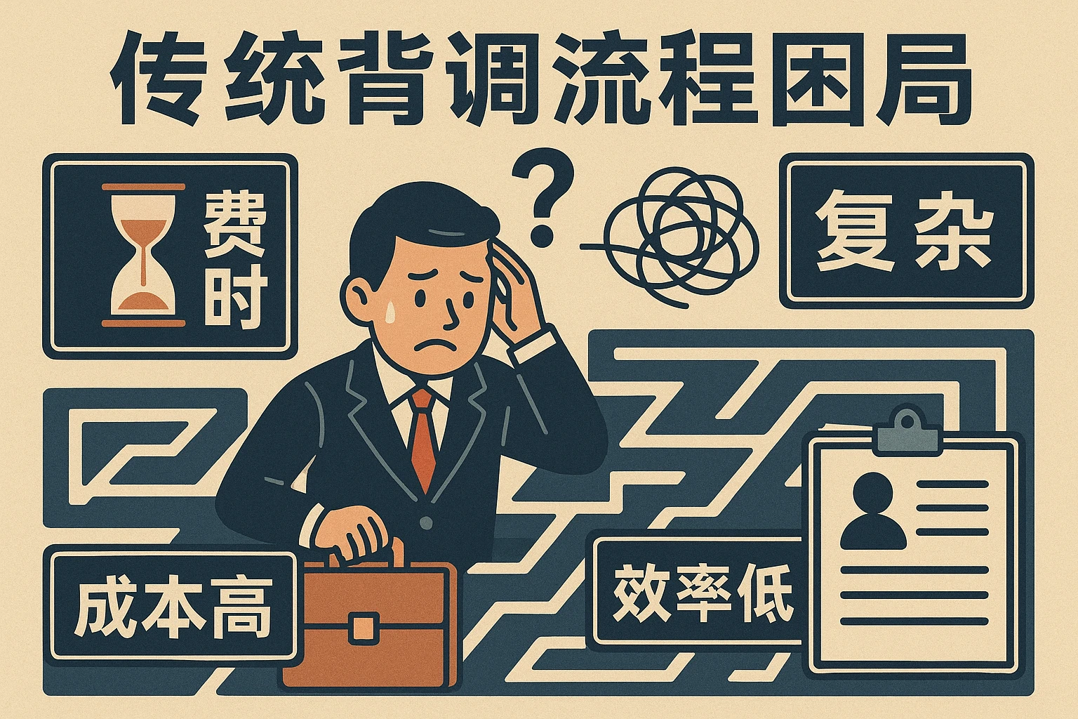 传统背调流程困局