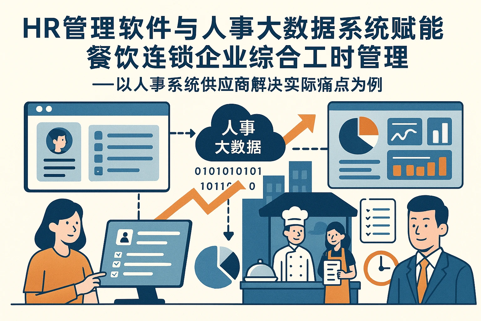 HR管理软件与人事大数据系统赋能餐饮连锁企业综合工时管理——以人事系统供应商解决实际痛点为例