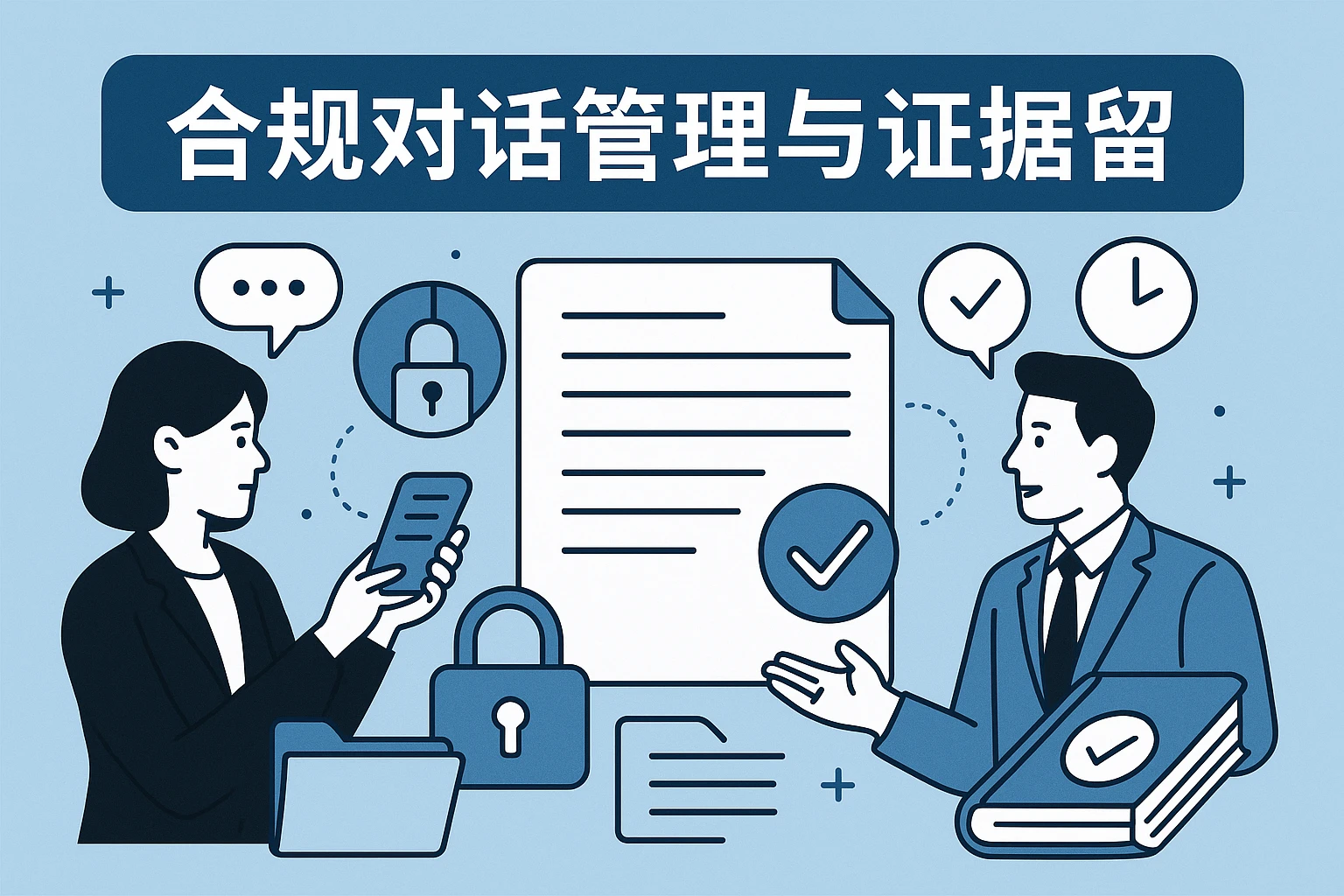合规对话管理与证据留存