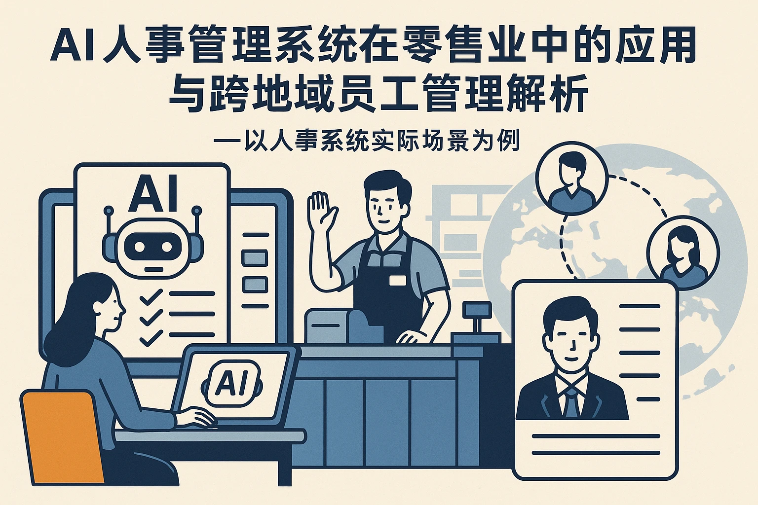 AI人事管理系统在零售业中的应用与跨地域员工管理解析——以人事系统实际场景为例