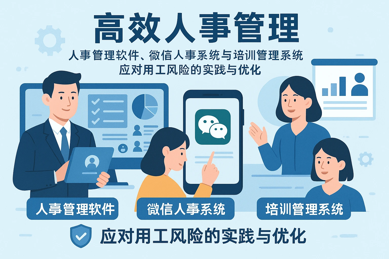 高效人事管理：人事管理软件、微信人事系统与培训管理系统应对用工风险的实践与优化