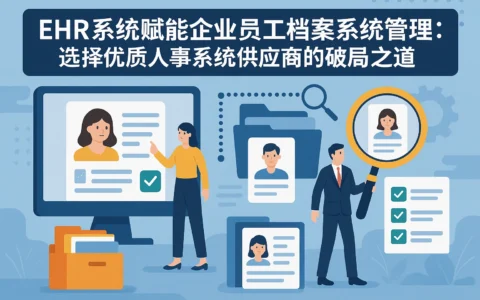 ehr系统赋能企业员工档案系统管理：选择优质人事系统供应商的破局之道