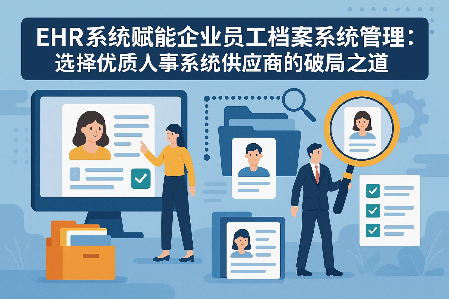 ehr系统赋能企业员工档案系统管理：选择优质人事系统供应商的破局之道