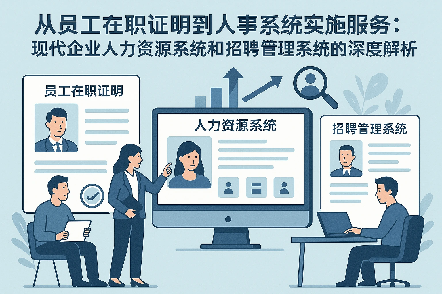 从员工在职证明到人事系统实施服务：现代企业人力资源系统和招聘管理系统的深度解析