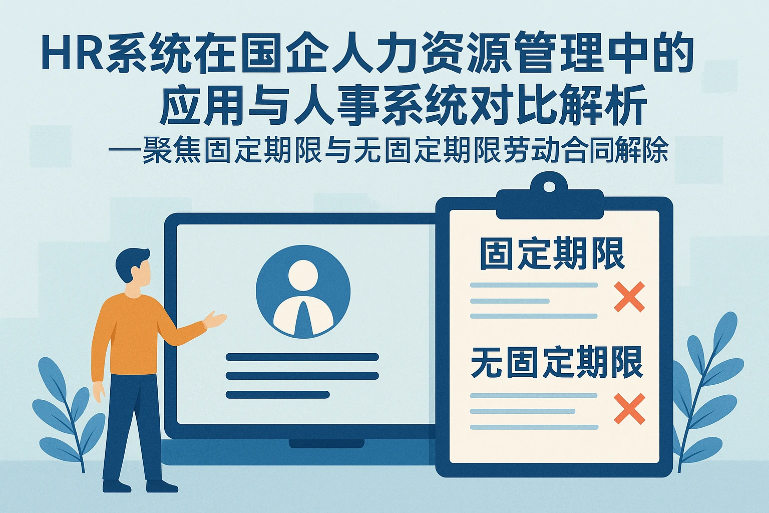 HR系统在国企人力资源管理中的应用与人事系统对比解析——聚焦固定期限与无固定期限劳动合同解除