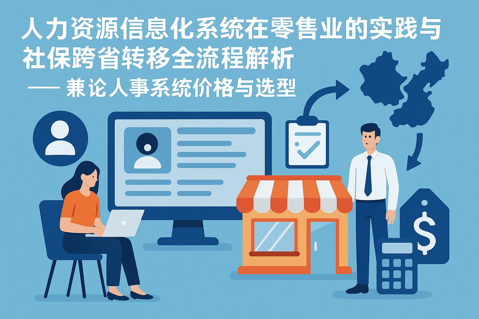 人力资源信息化系统在零售业的实践与社保跨省转移全流程解析——兼论人事系统价格与选型