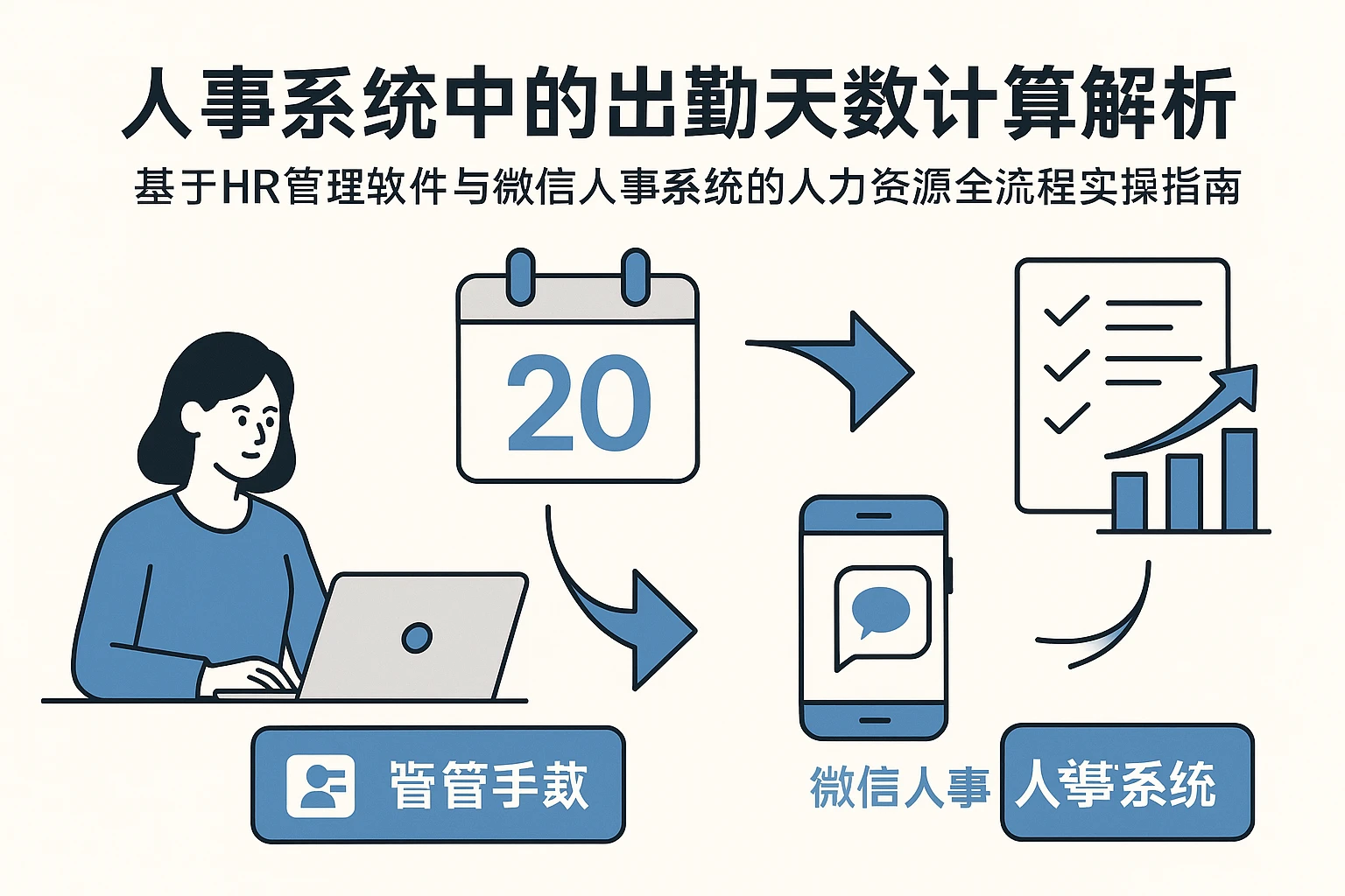 人事系统中的出勤天数计算解析——基于HR管理软件与微信人事系统的人力资源全流程实操指南